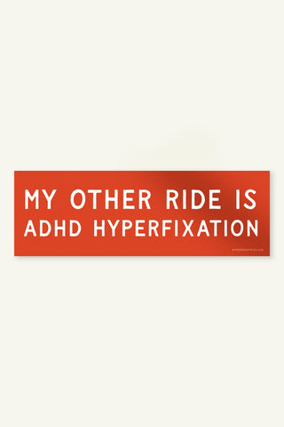 Hyperfixation Sticker