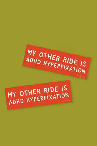 Hyperfixation Sticker