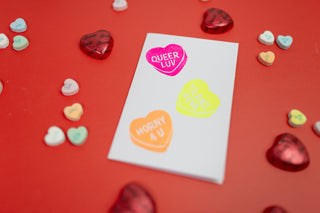 Conversation Hearts Card