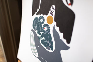 Qalngaaĝimguusix̂ Relief Print