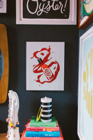 Hot Slut: Saucy Edition Relief Print