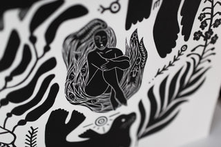 Kith II Relief Print