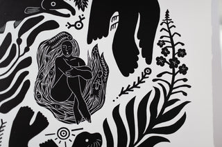 Kith II Relief Print