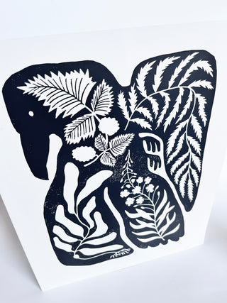 Qanglaaĝix̂  Relief Print