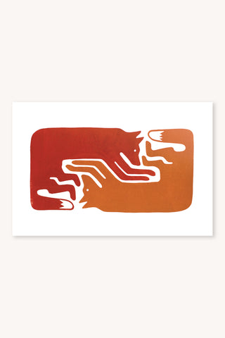 Fox Friends Giclée Print