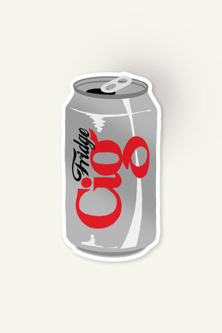 Fridge Cig Sticker