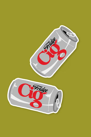 Fridge Cig Sticker