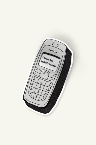 I'm Old Nokia Sticker